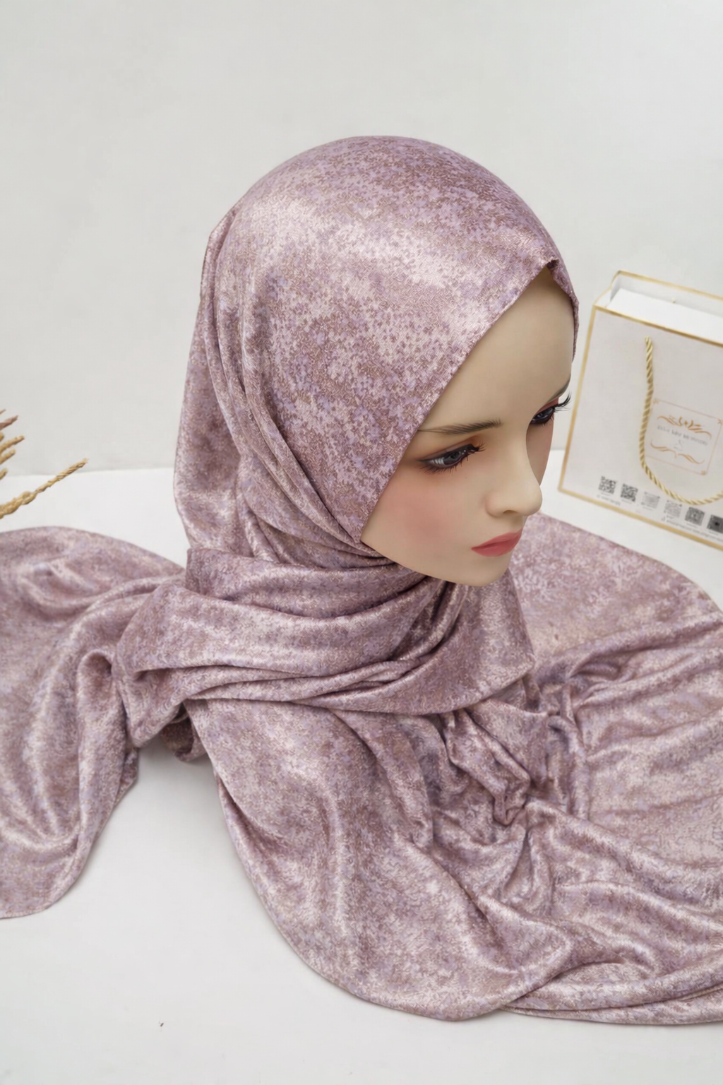 Khimar Kemkha Mauve roze RK-011