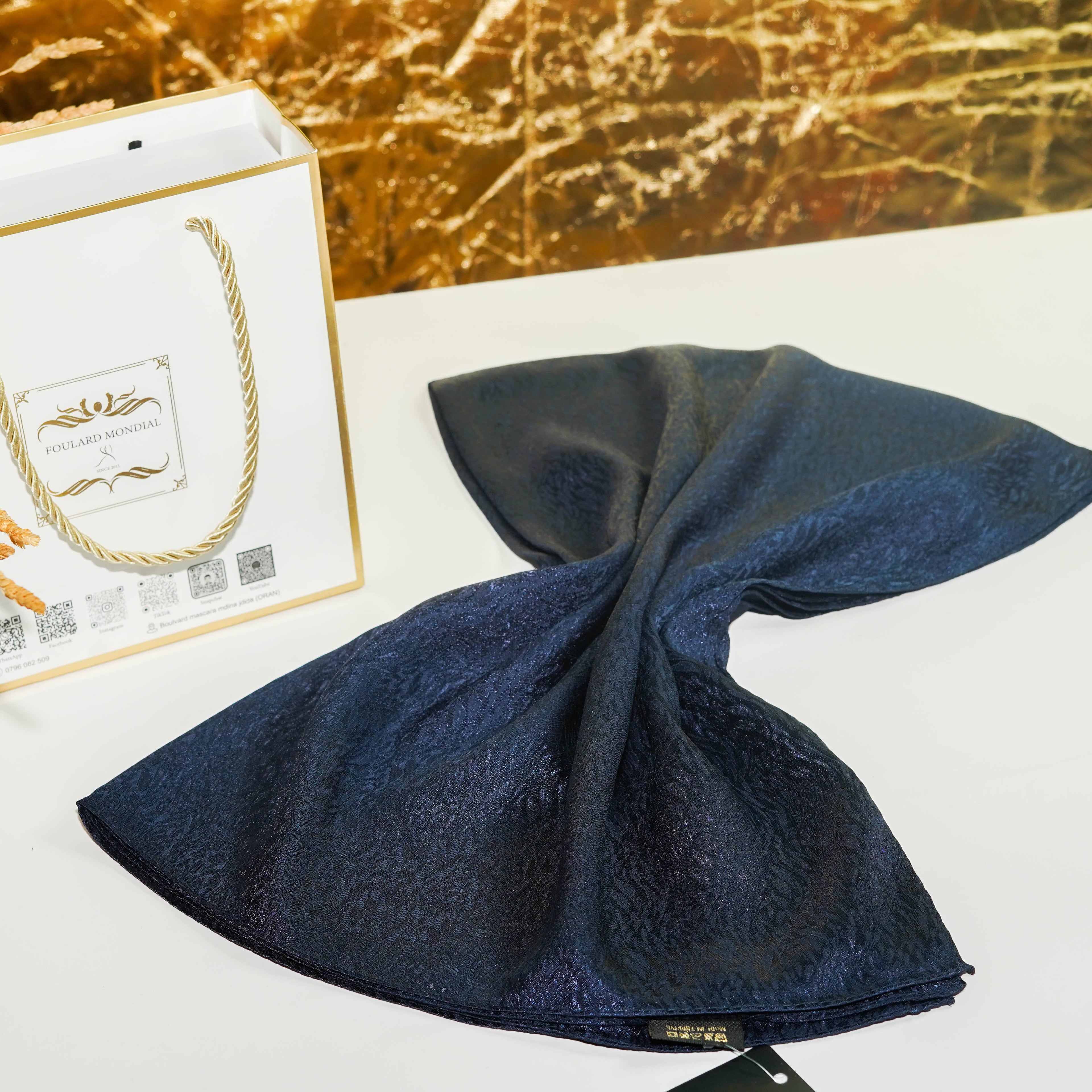 KHIMAR KEMKHA BLEU NUIT ORIGINAL RK-002