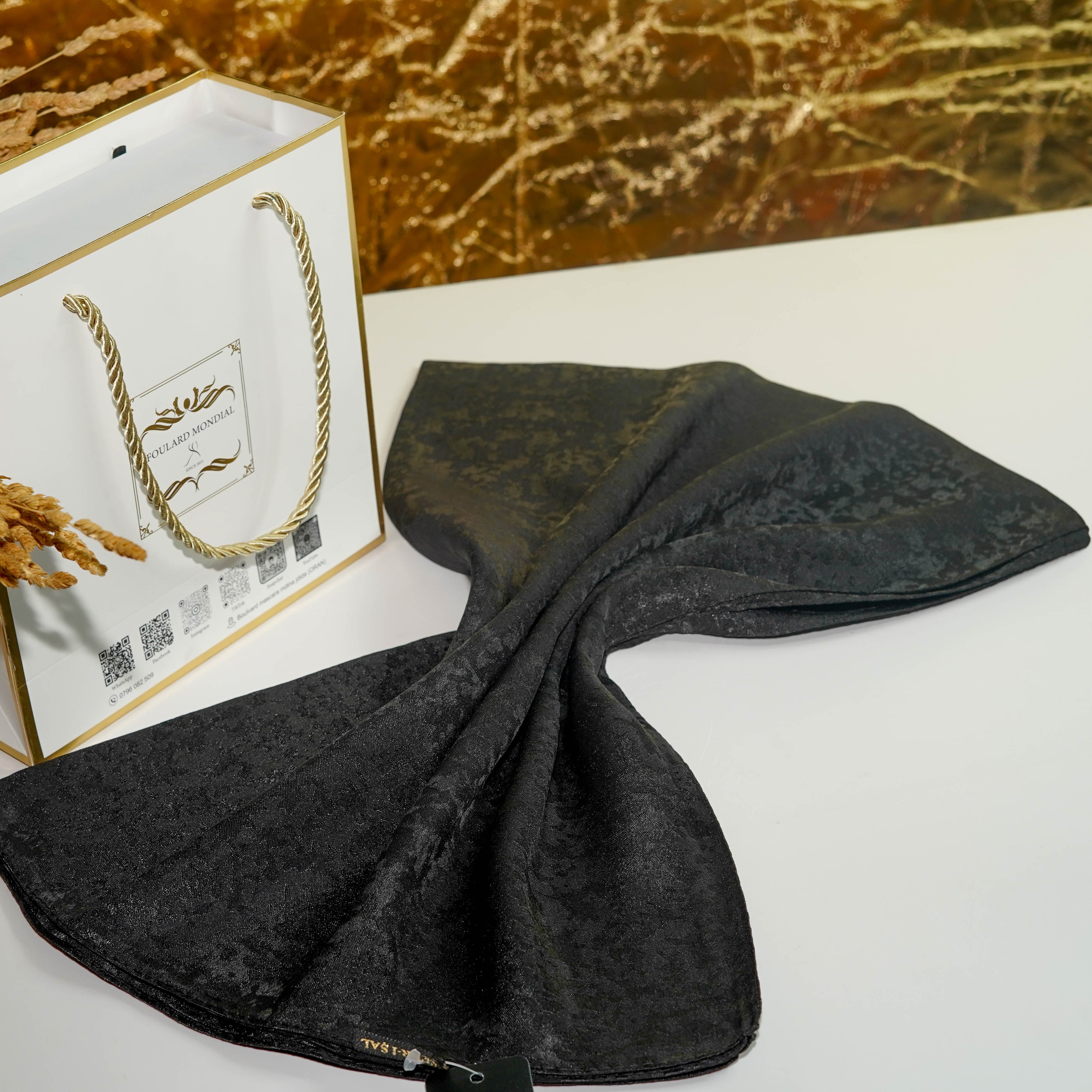 KHIMAR KEMKHA ORIGINAL NOIR RK-008