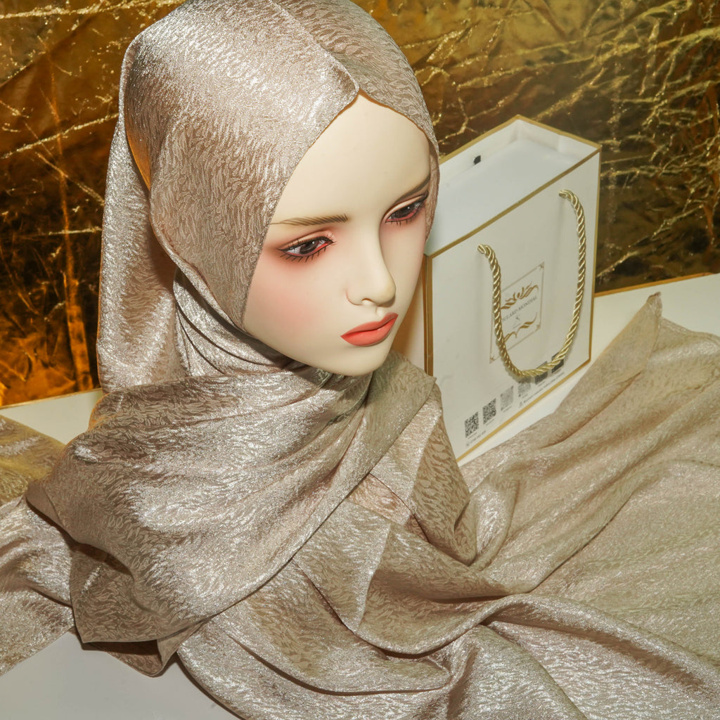 KHIMAR KEMKHA BEIGE ORIGINAL RK-003