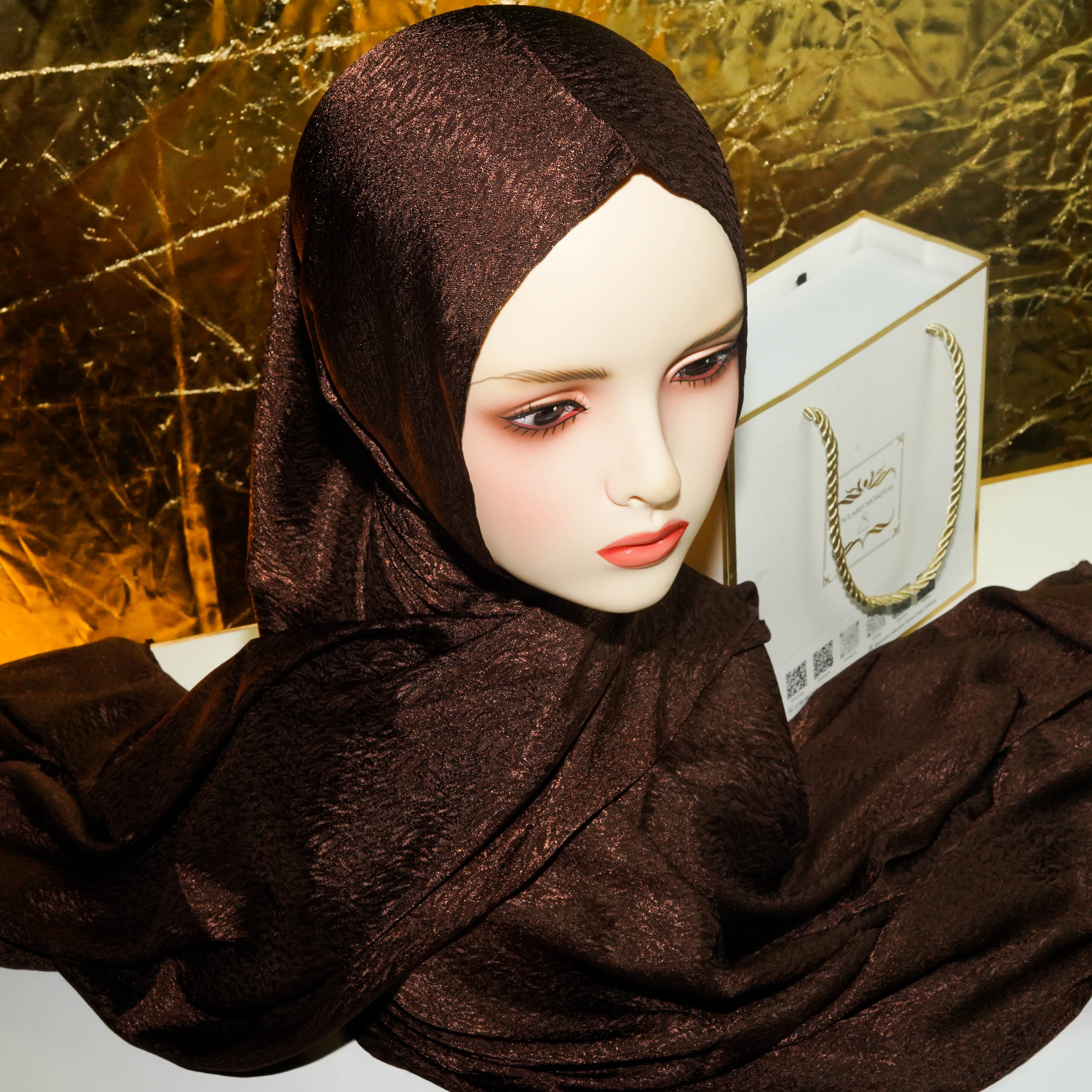 KHIMAR KEMKHA MARRON ORIGINAL RK-001