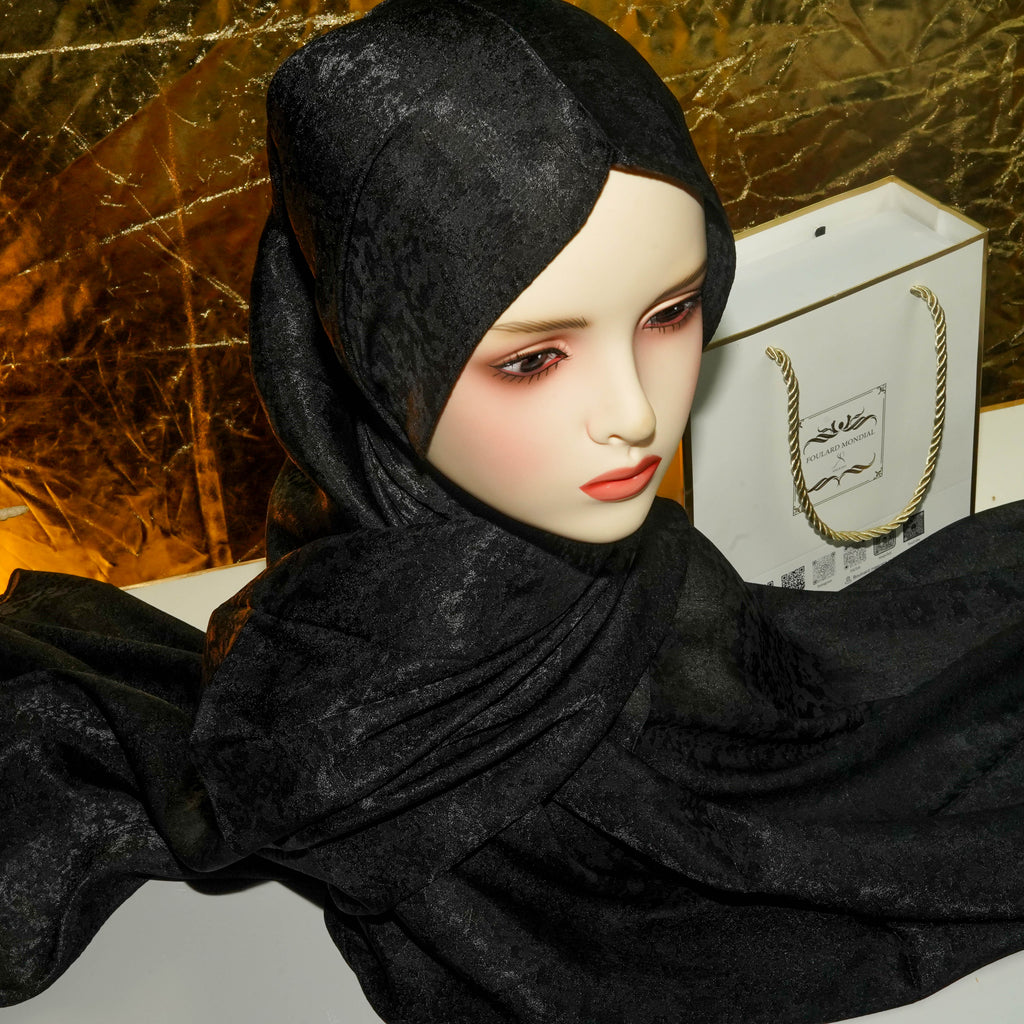 KHIMAR KEMKHA ORIGINAL NOIR RK-008