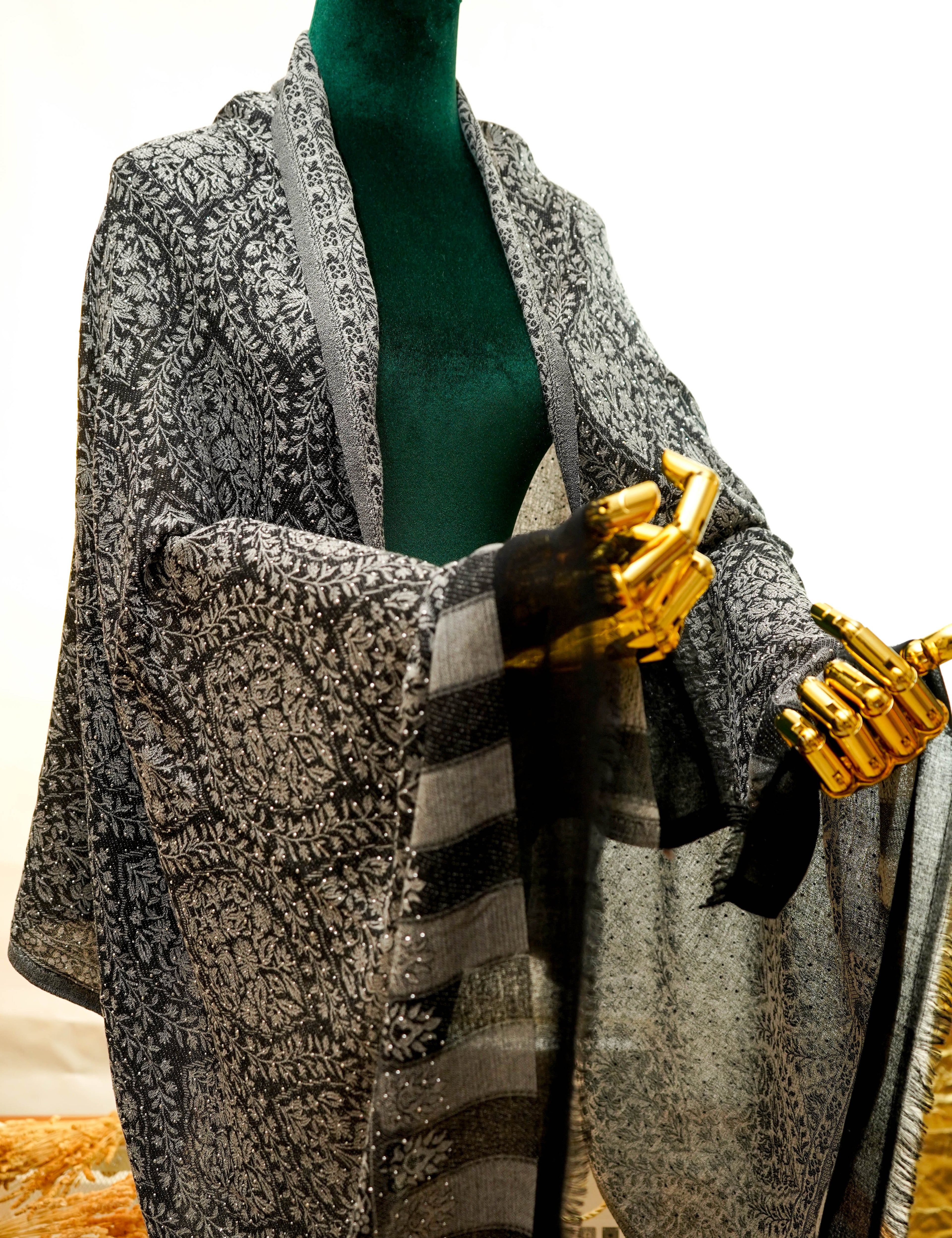 Châle Cashmere Noir Premium – Turkish Original SK-002