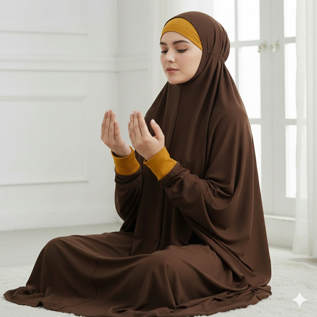 طقم الصلاة البني HR-003