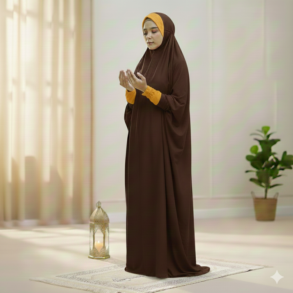 طقم الصلاة البني HR-003