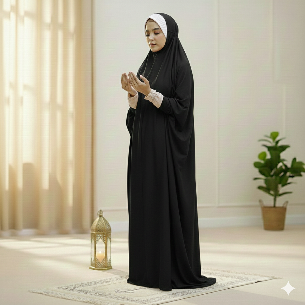 طقم الصلاة الاسود HR-002