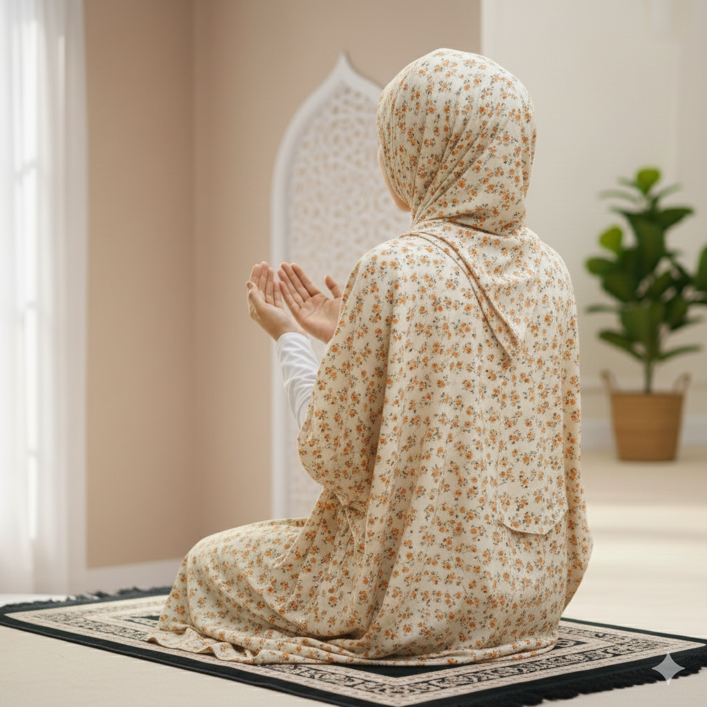 طقم الصلاة نور الورد الباج HR-005