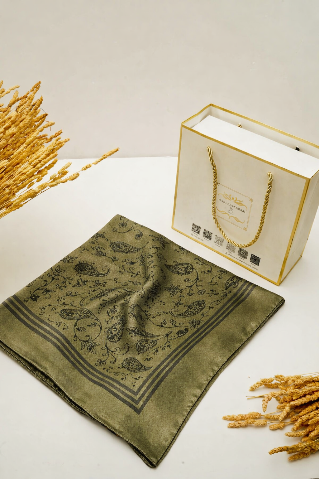 Foulard Kamkha Carré Doree CP-004