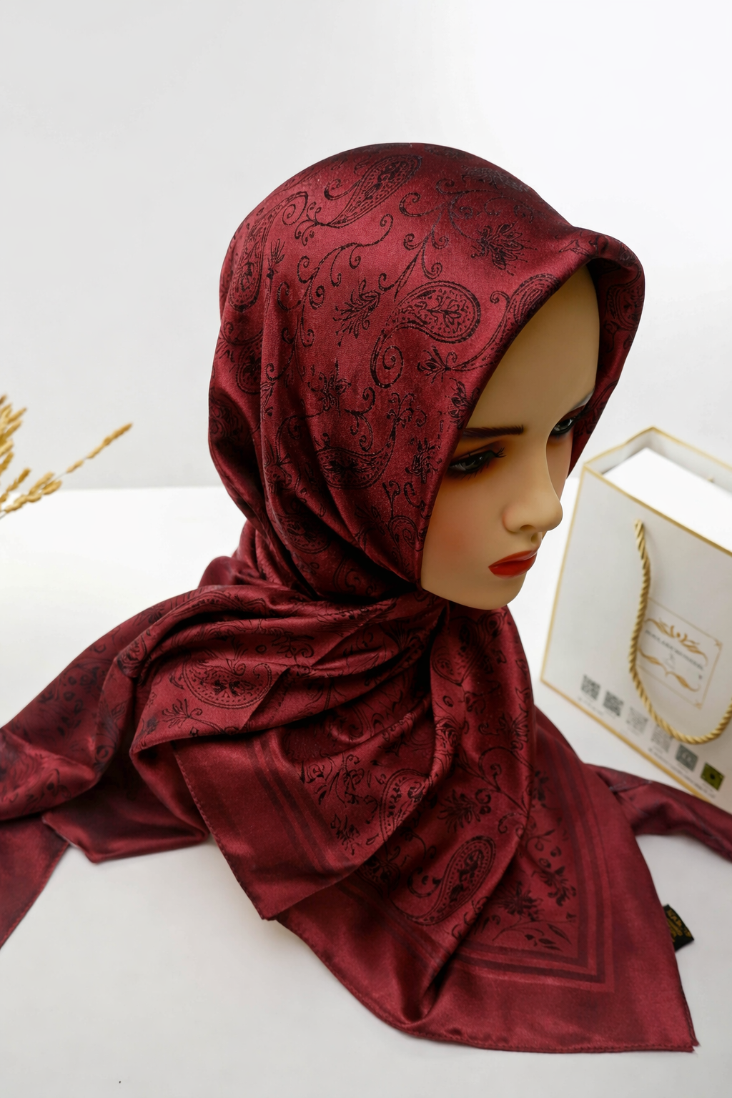 Foulard Kamkha Carré Grenade CP-007