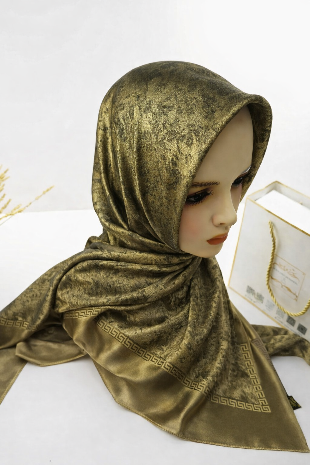 Foulard Kamkha Carré Doree CK-003