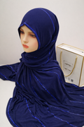 Khimar Lamsat Dubai Bleu ( لمسة دبي ) EL-002