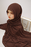 Khimar Lamsat Dubai Marron ( لمسة دبي ) EL-001